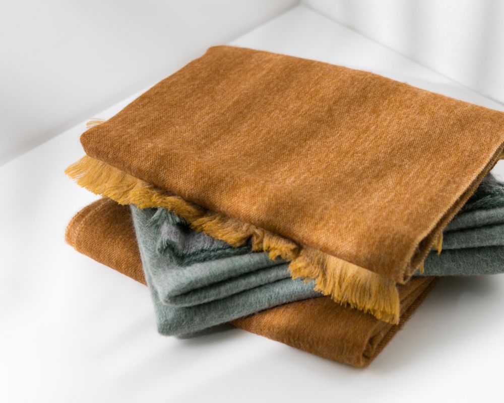 BUFANDY | Sjaal Solid - Ocher Brown